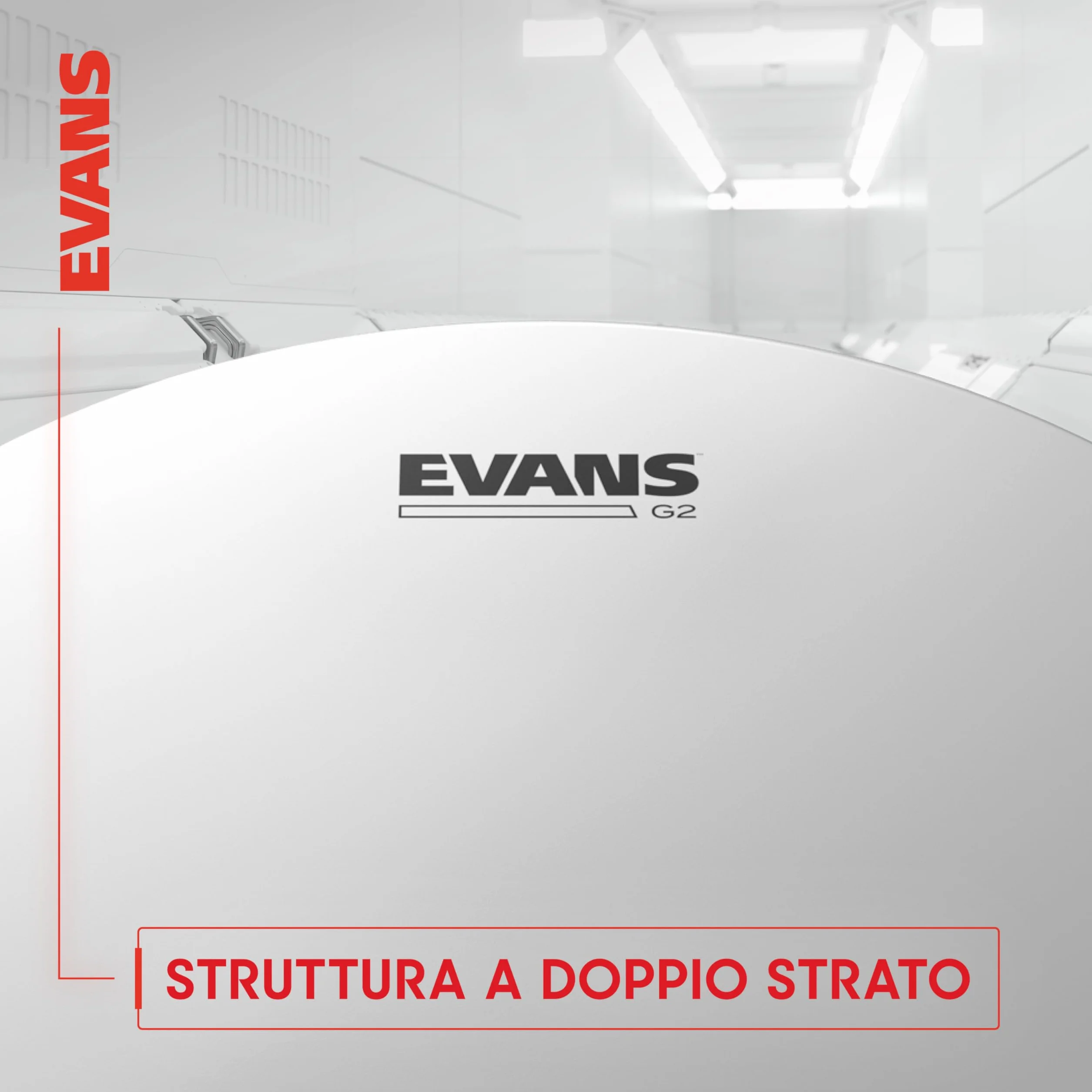 EVANS TT12G2 Pelle per Rullante/Tom/Timpano da 12" Trasparente