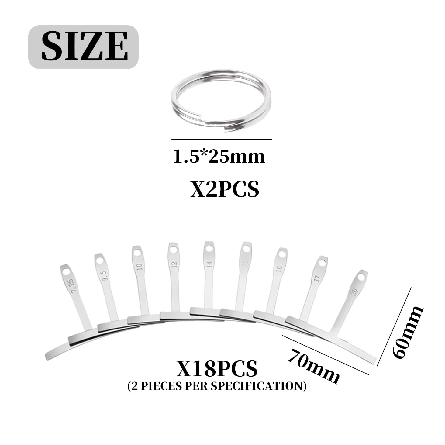 2 Set Di Righelli Per Archi E 2 Portachiavi, Misuratore Del Raggio Della Chitarra, Strumenti Per La Riparazione Della Chitarra, Accessori Per Strumenti Musicali