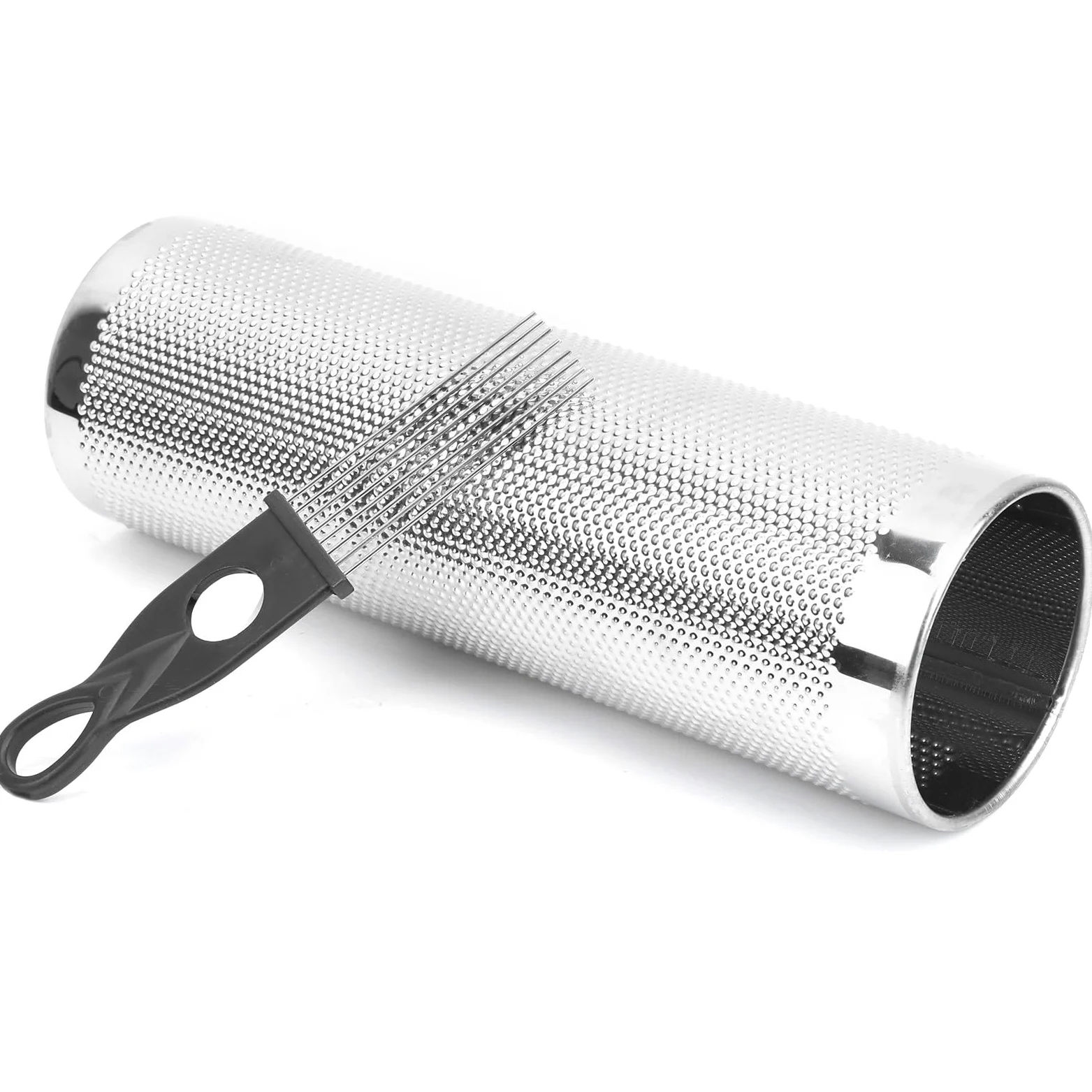 Guiro Shaker, per le Esibizioni di Festa Adotta un Design con Apertura Cava, Silver Ha Stile di Chitarra Unico e un Brillante Omofonico