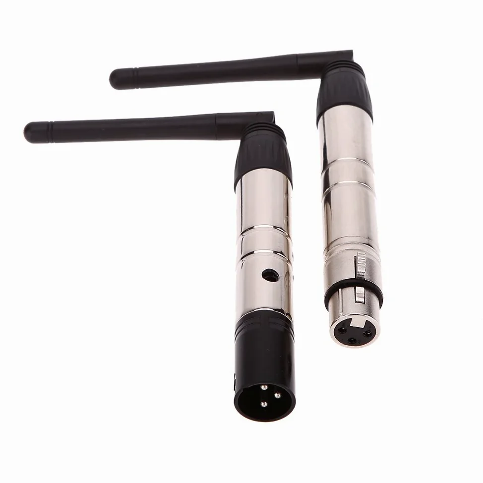 Lixada DMX512 2.4G - Unità di emissione e ricezione senza fili per controllo luci a LED