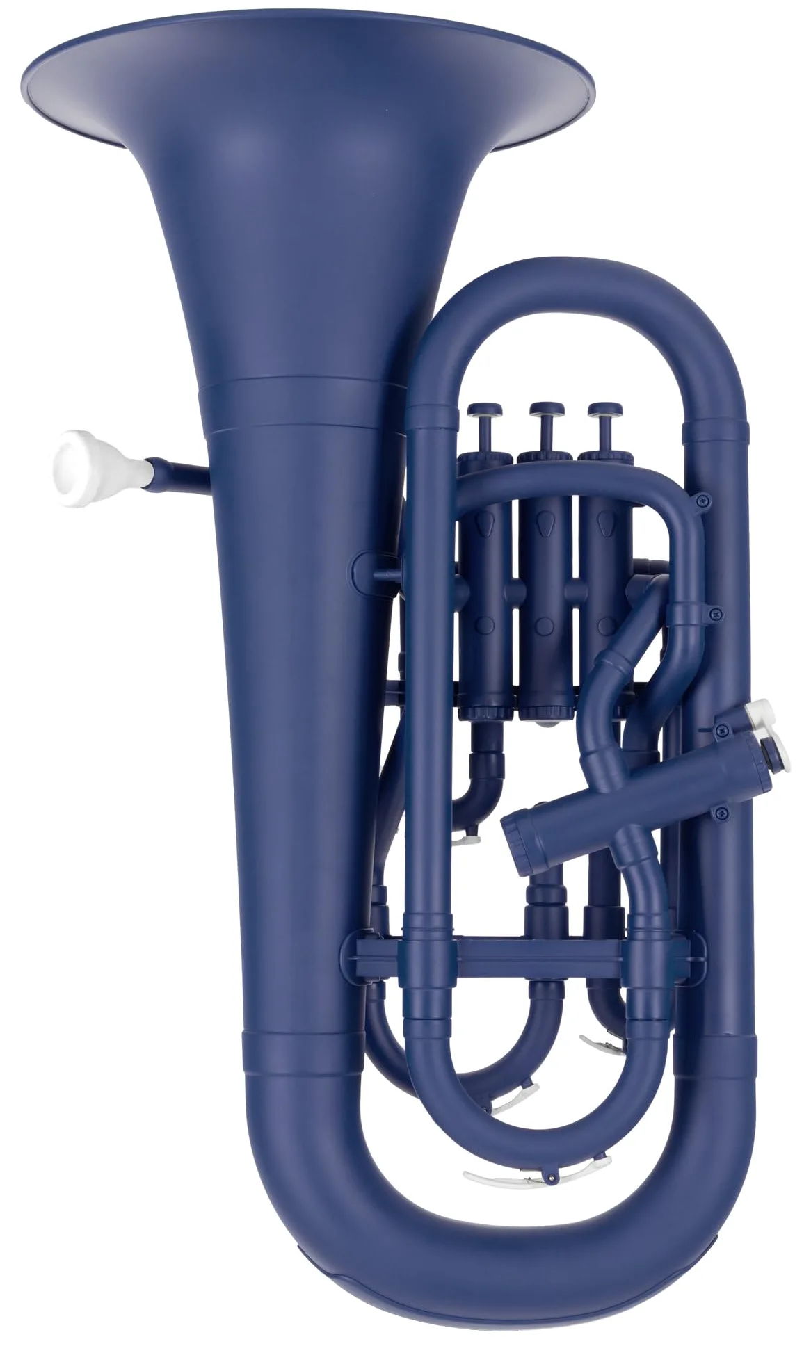 Classic Cantabile MardiBrass Euphonium Bb in Plastica - 4 Valvole in Alluminio - solo 2,2 kg di peso - con bocchino e custodia - opaco blu