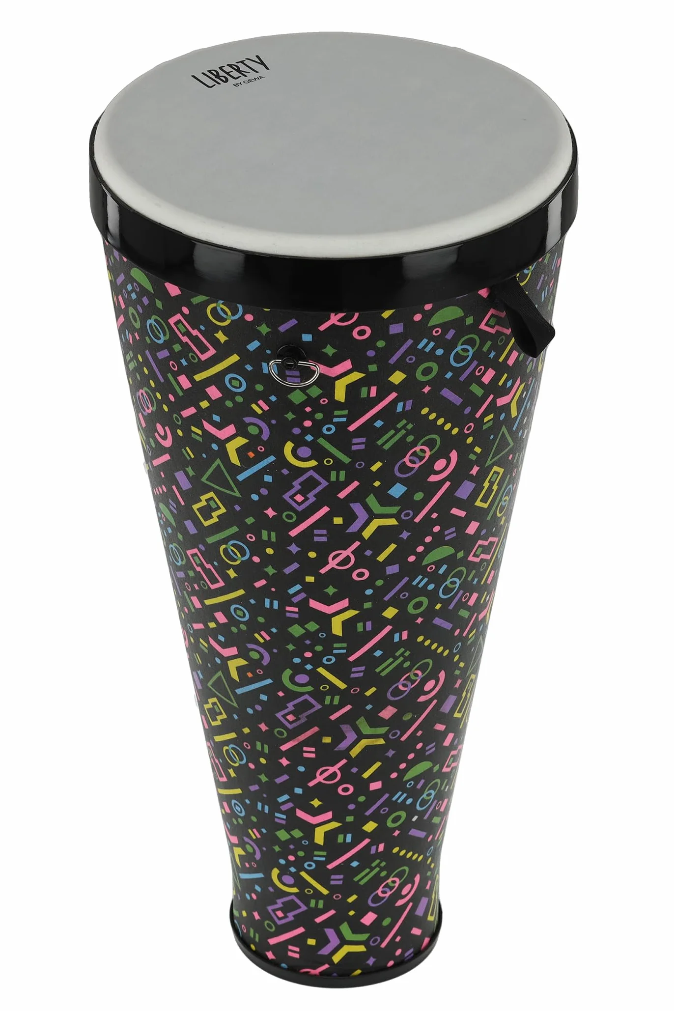 GEWA Liberty Timbau Stackable Drums - Diametro: 12" (30,5 cm) - Altezza 23,5" (60 cm) - Motivo: Crazy Neon