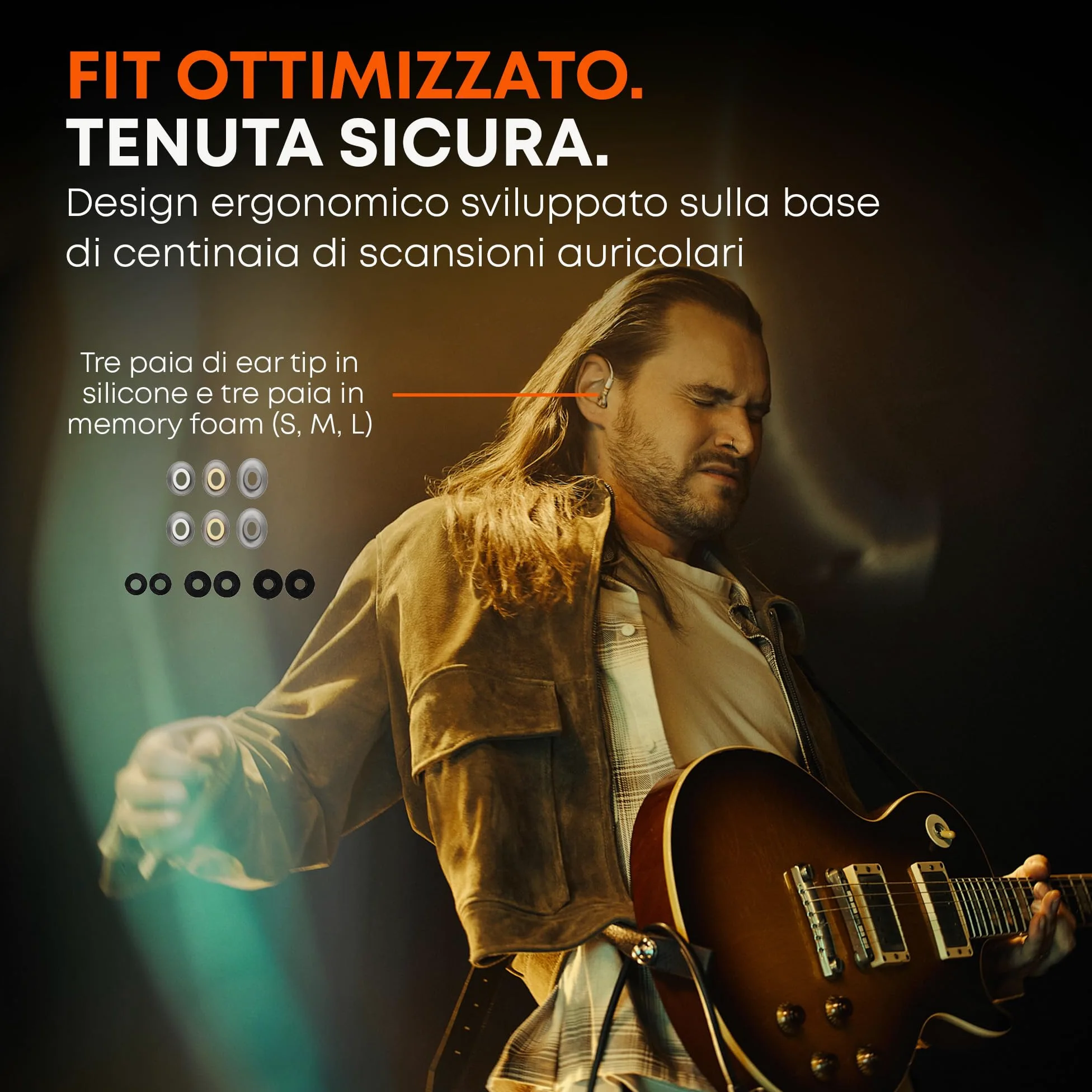 beyerdynamic DT 30 IE monitor in-ear professionale per palco e sala prove | Isolamento passivo fino a 39 dB, vestibilità ergonomica, cavo MMCX rimovibile, trasparente