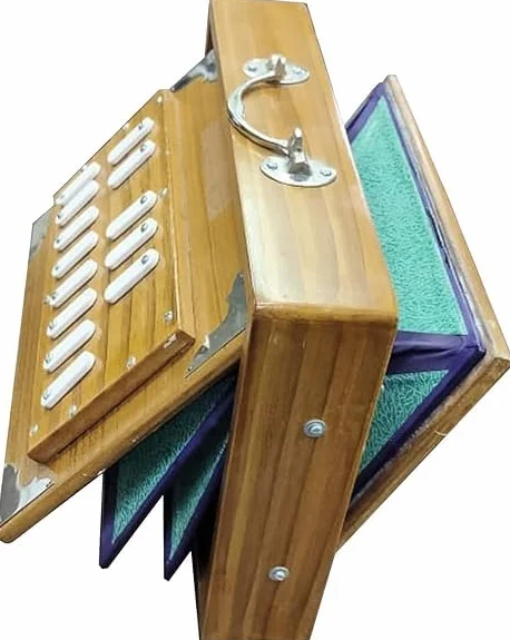 Scatola Shruti da 30,5 cm per musica Surpet sintonizzata a 432 Hz, scatola in legno di teak Shruti con borsa per il trasporto