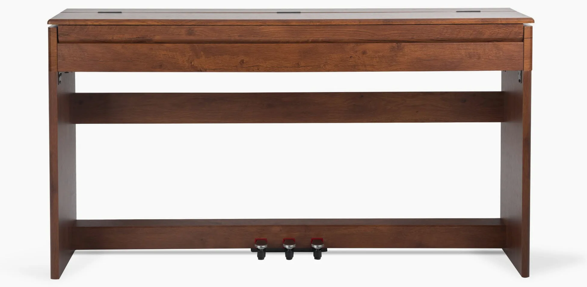 McGrey DP-18 WN Pianoforte Digitale Noce Opaco - 88 Tasti Tastiera con azione a martello - Pianola musicale con USB, 128 suoni, 128 polifonie, 3 pedali - Piano digitale per scuola