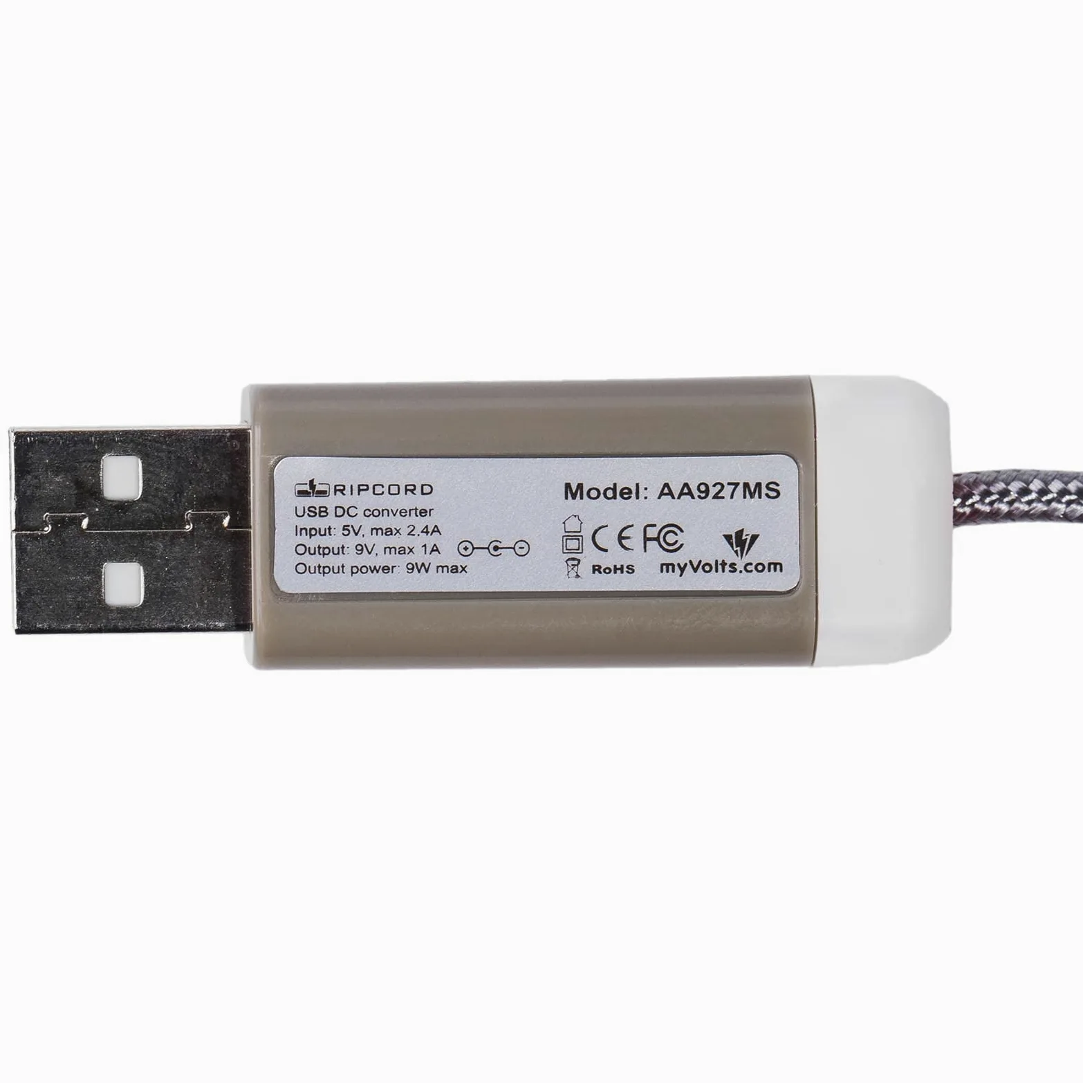 myVolts Ripcord - 9V Cavo di alimentazione USB compatibile con Roland SP-404 Sampler