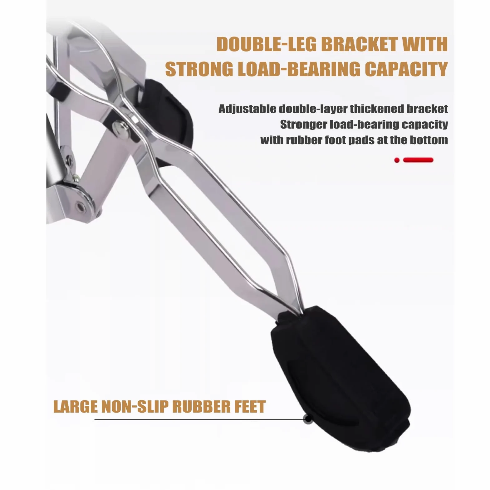 Supporto del Tamburo del Rullante, Supporto per Treppiede, Tambur Treppiede, Tamburi di Tamburi in Acciaio a Carbonio Accessori a Regolabili con Artigli Regolabili Garantisce una Presa