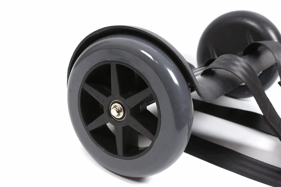 WUQIMUSC Carrello verticale per contrabbasso con ruote resistenti e cinghia regolabile, strumenti per bassi, dimensioni da 1/10 a 4/4, facile da trasportare