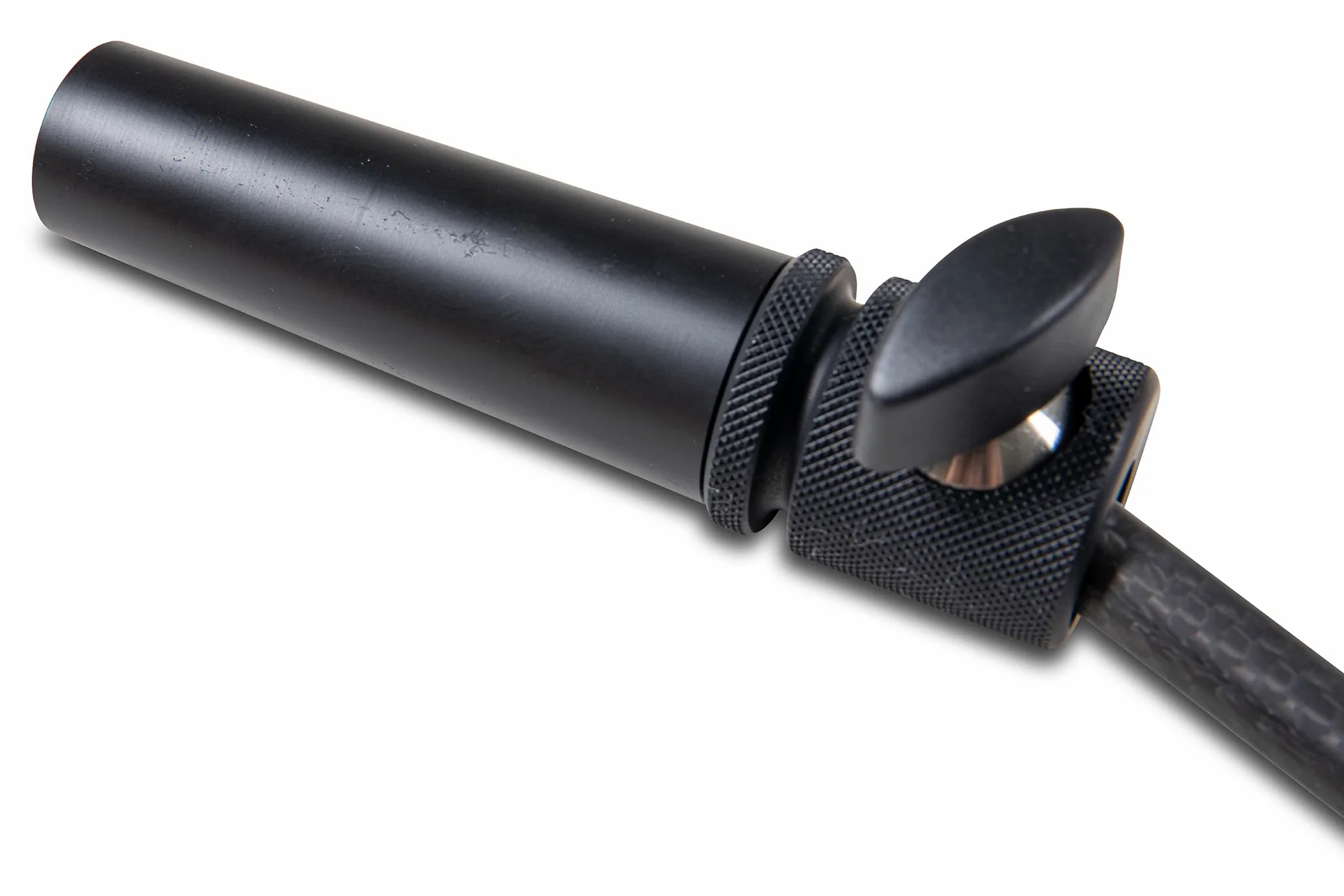 Stahlhammer Spine per cellosta, in fibra di carbonio, misura media, da 27 cm a 47 cm, asta Ø 11 mm