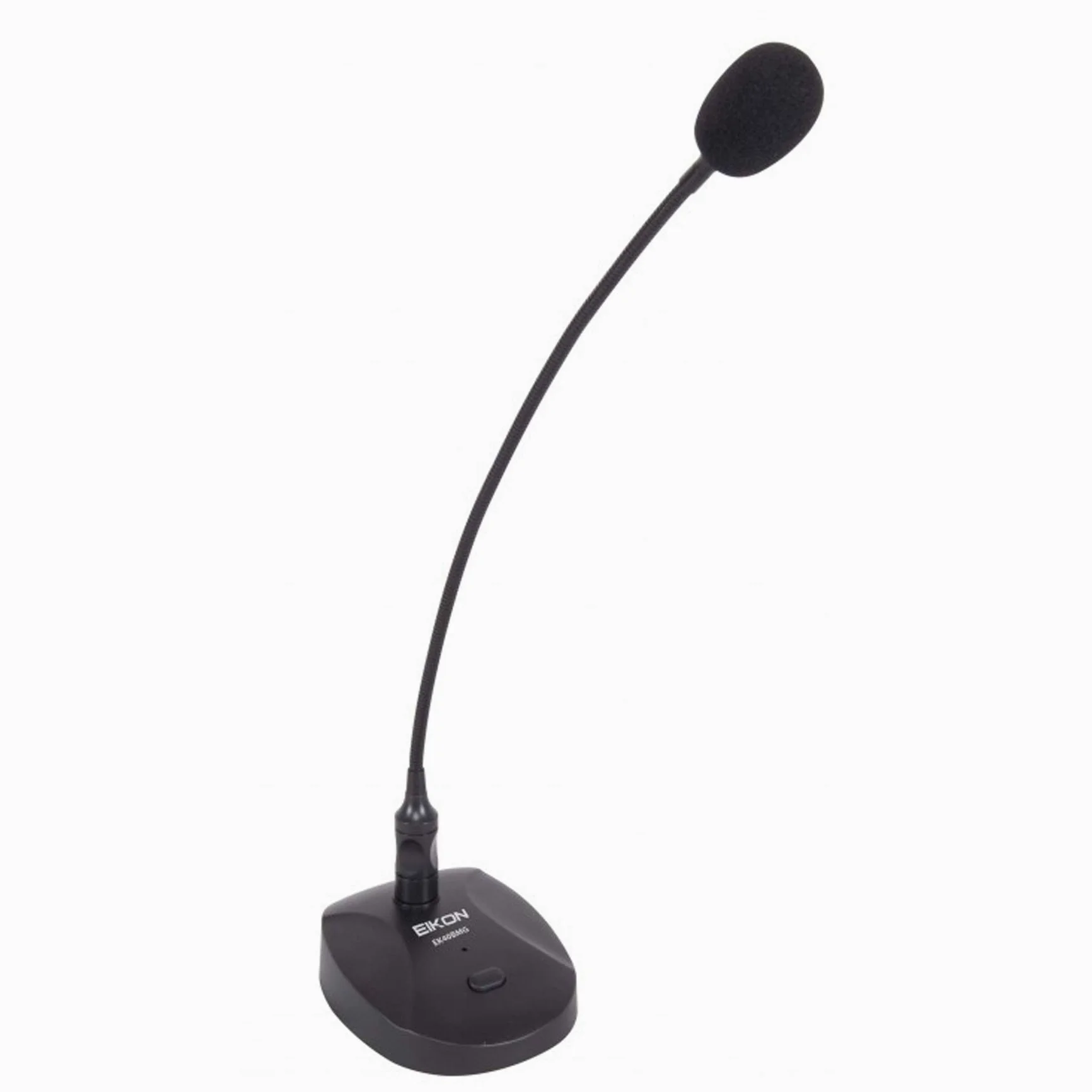 PROEL EIKON EK40BMG - Microfono da tavolo con base microfonica per annunci, conferenze, chiese, Nero