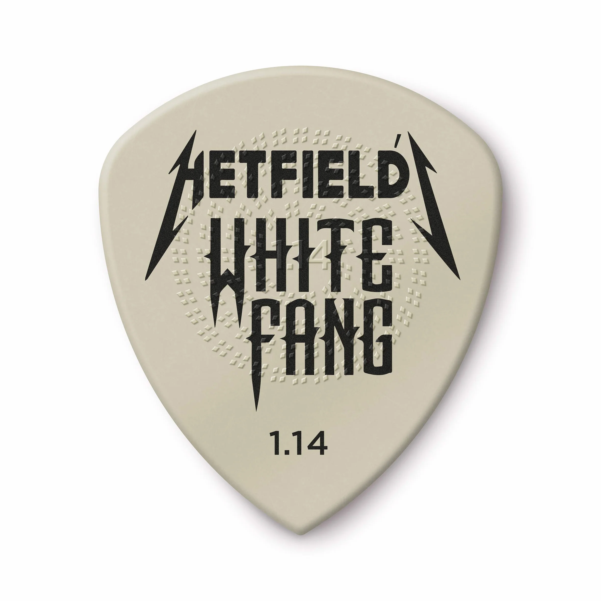 Dunlop Hetfield White Fang, Plettro Confezione Da 6 1.14 Mm Bianco