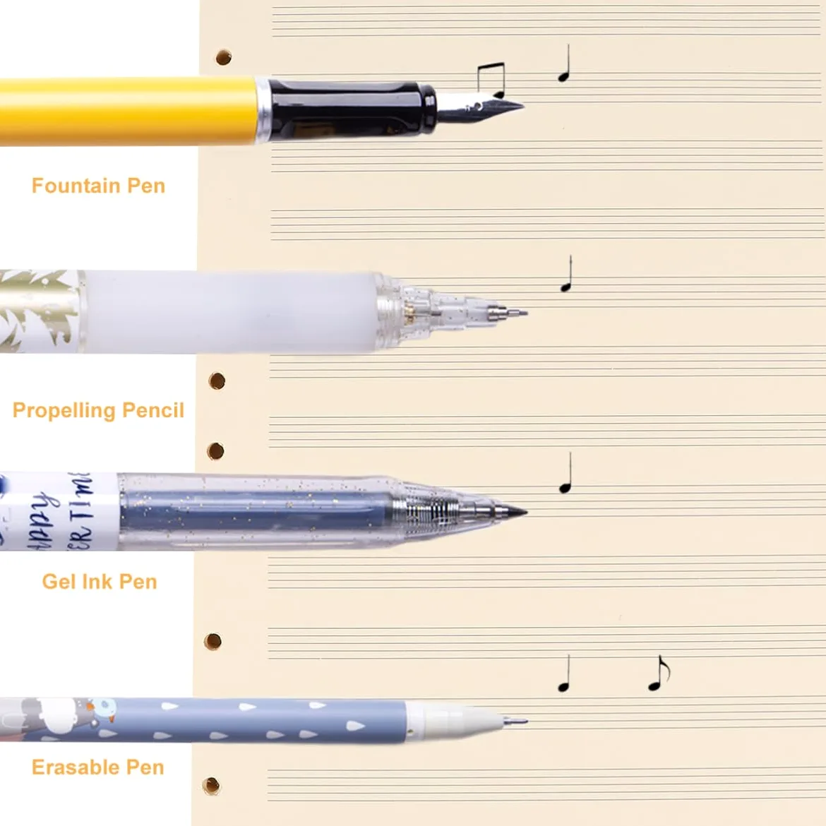 STOBOK Ricarica Per Spartiti Musicali 100 Fogli Carta Manoscritta a Fogli Sciolti 2mm 12 Righe Per Musicisti e Studenti Carta Composizione Musicale