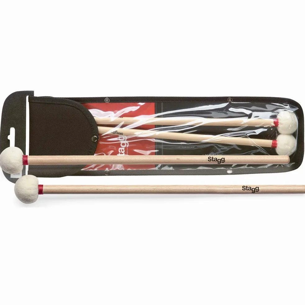 Bacchette per timpani Stagg 19038 da 3,6 cm (confezione da 2)