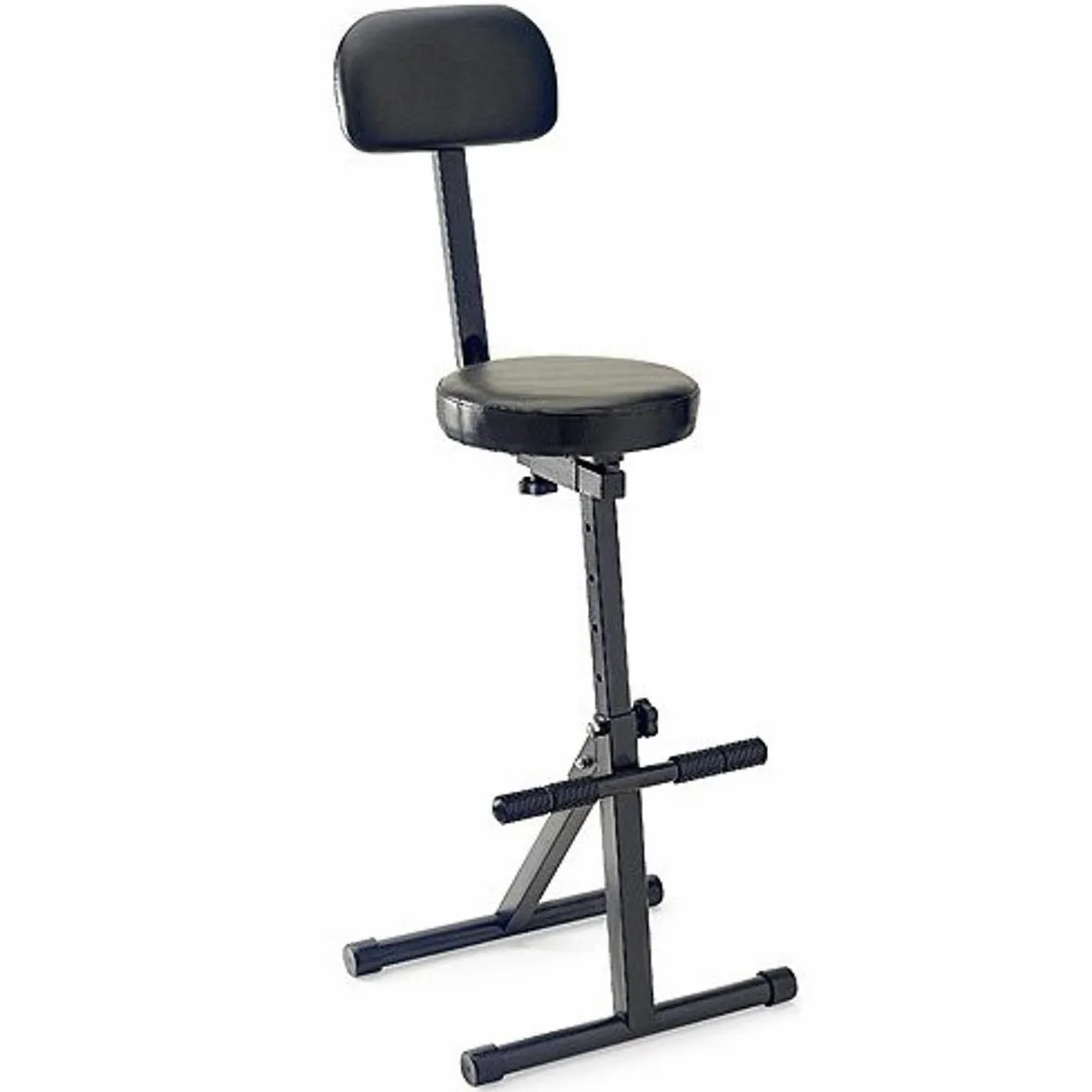 Stagg Sgabello Alto con Schienale per Musicisti