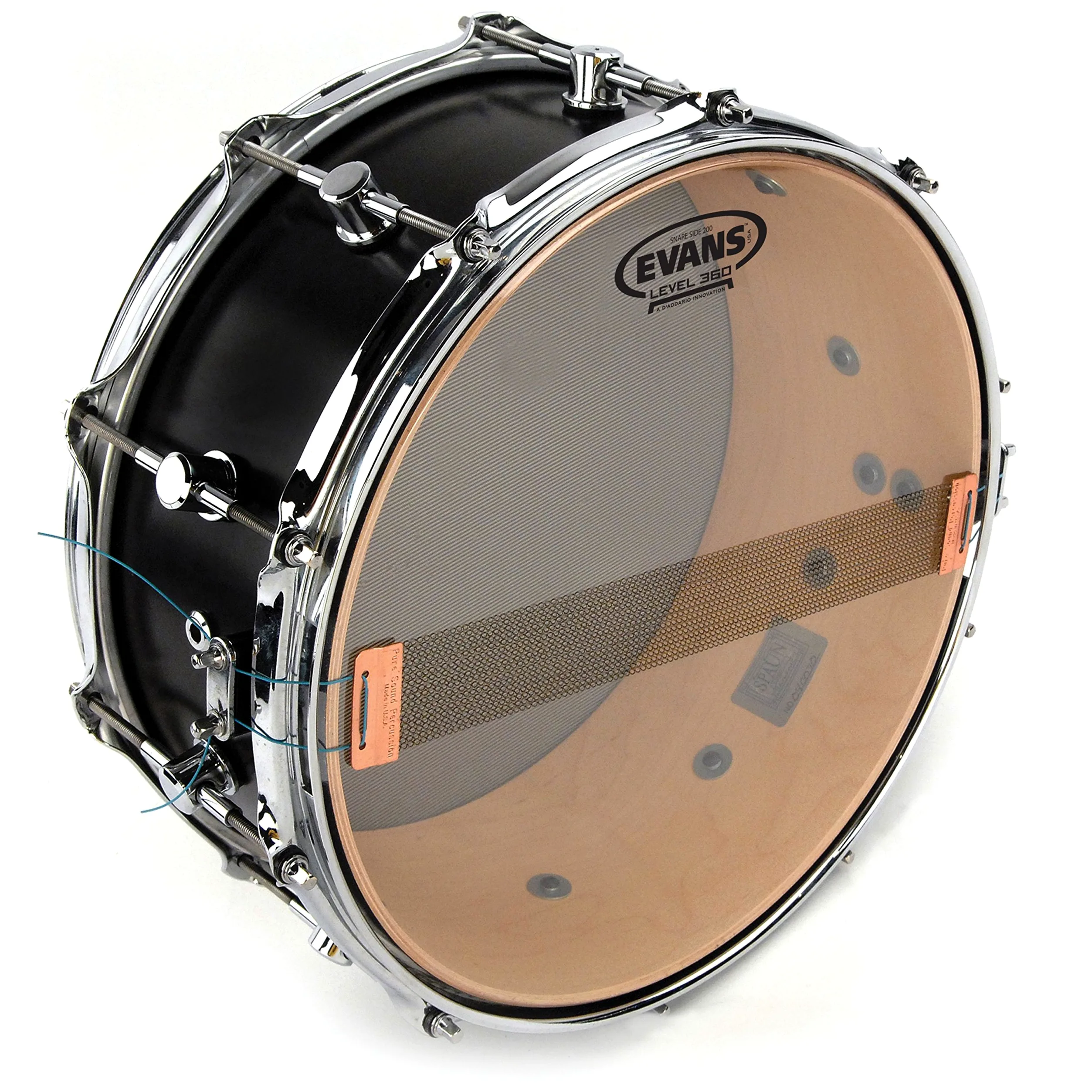 Evans S10H20 Pelle 200 per Rullante, 10", Trasparente