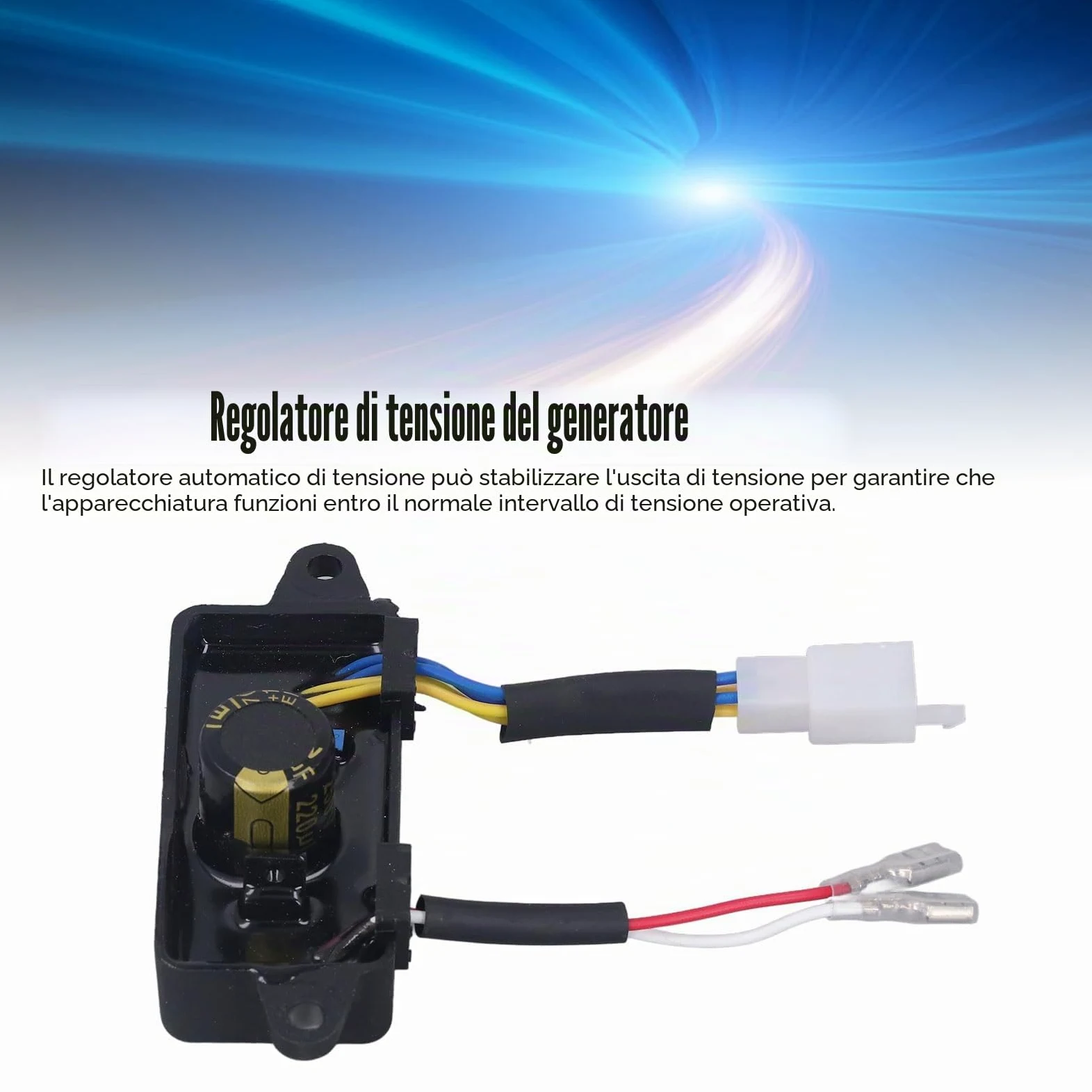 Regolatore di Tensione Trifase, Regolatore di Tensione Automatico AVR Regolatore di Tensione del Generatore Trifase Singolo 220V 380V