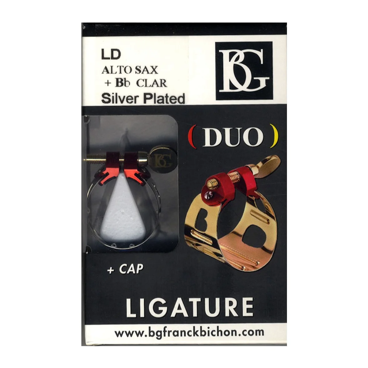 BG Duo legatura argentata Clarinetto Sib/sassofono contralto