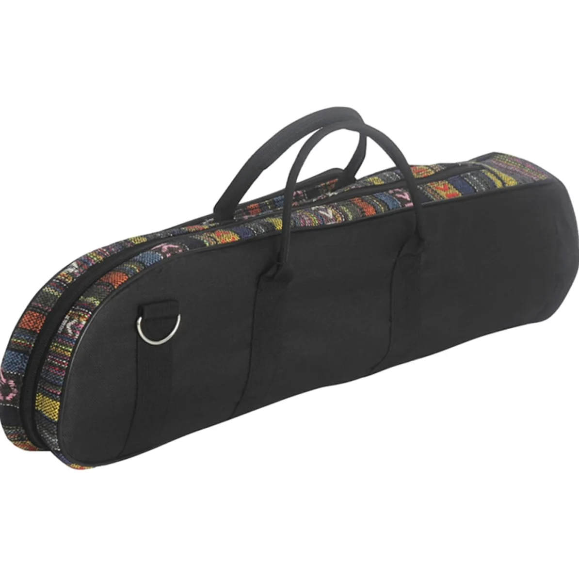 Mikinona Custodia per Tromba Oxford Design Portatile e Scomparto Laterale, Borsa Multifunzionale Elegante in Stile Etnico per Trasporto Strumenti Musicali