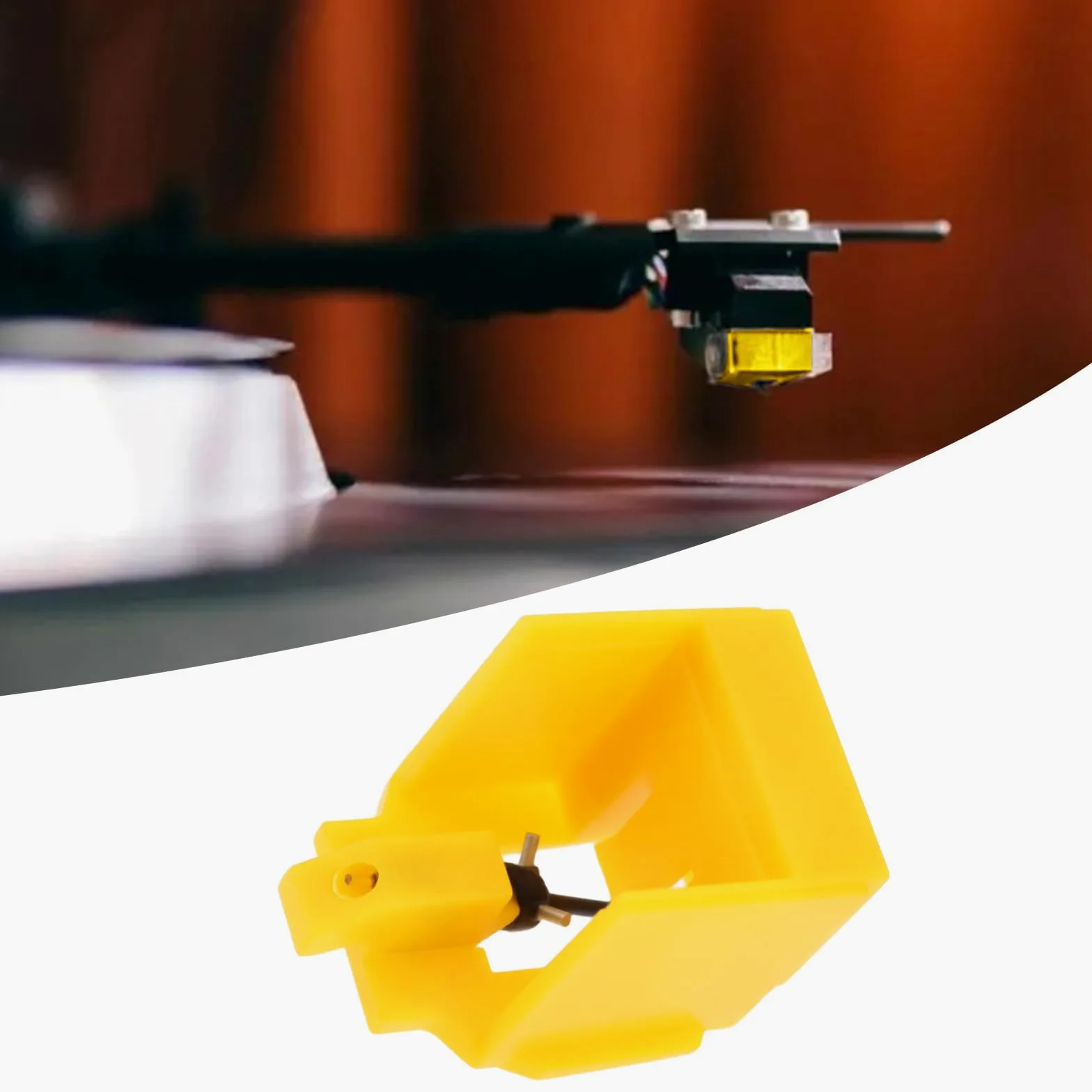 Puntina Per Giradischi Compatibile Con Kenwood P24 P25 P26 P38 P58 N74 N76 N77 N78KD29R Gialla