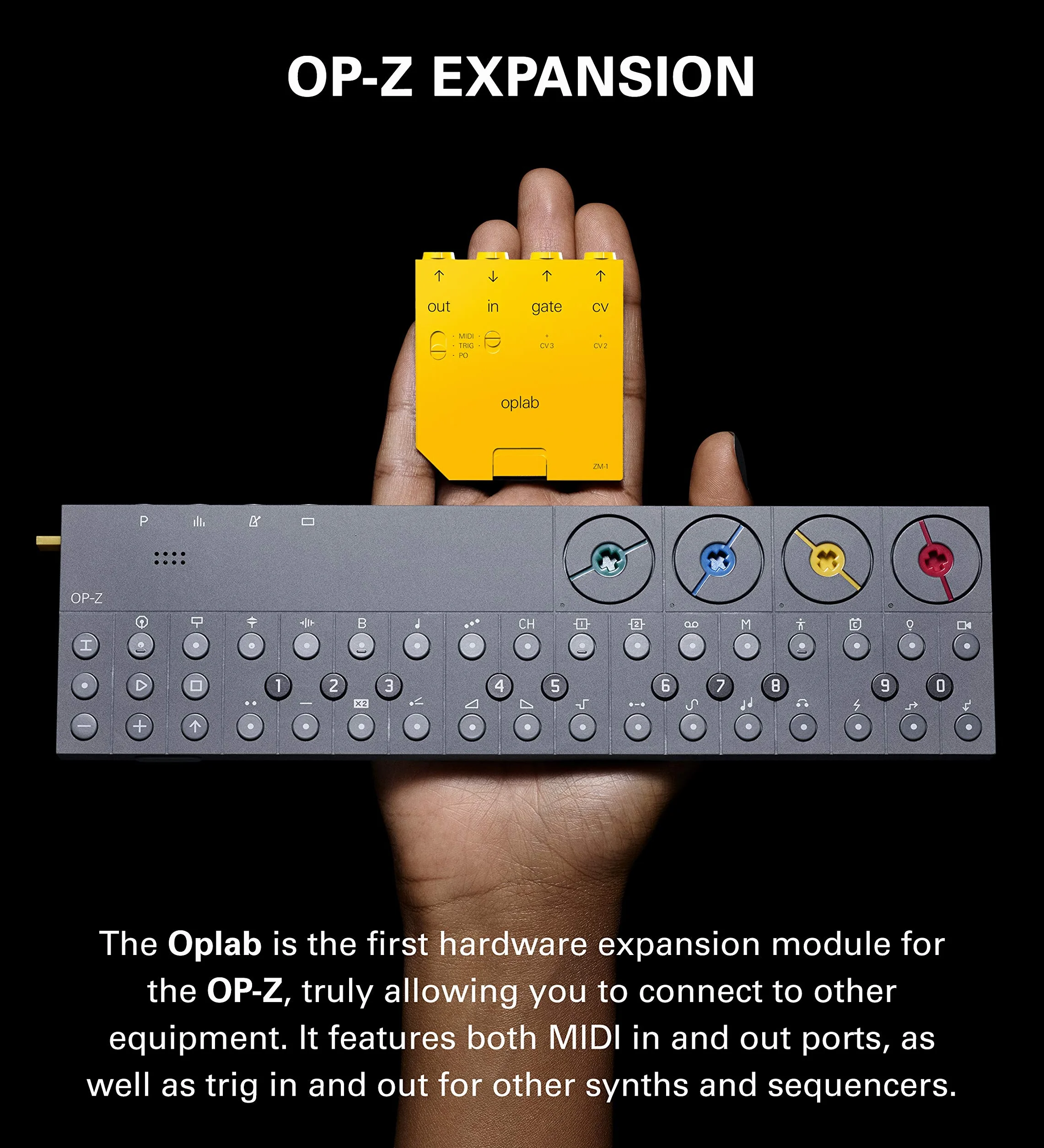Teenage Engineering Kit accessori di espansione modulo Oplab ZM-1 per Sequencer sintetizzatore OP-Z