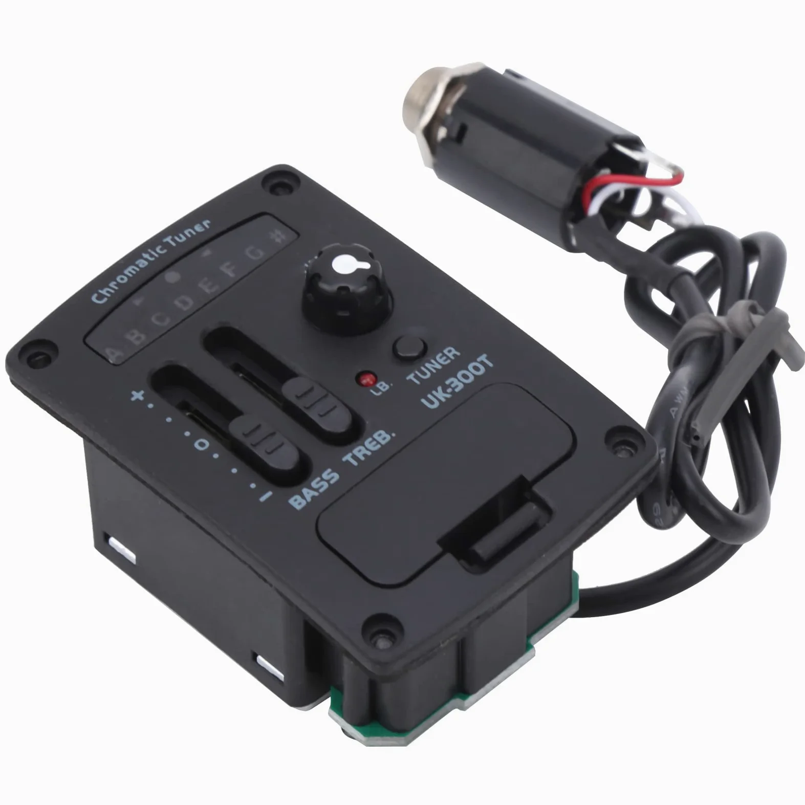 Ukulele Accessori, 2 Band EQ Amplificatore Equalizzatore Preamplificatore Pickup, for Ritiro, Pratica, In Registrazione