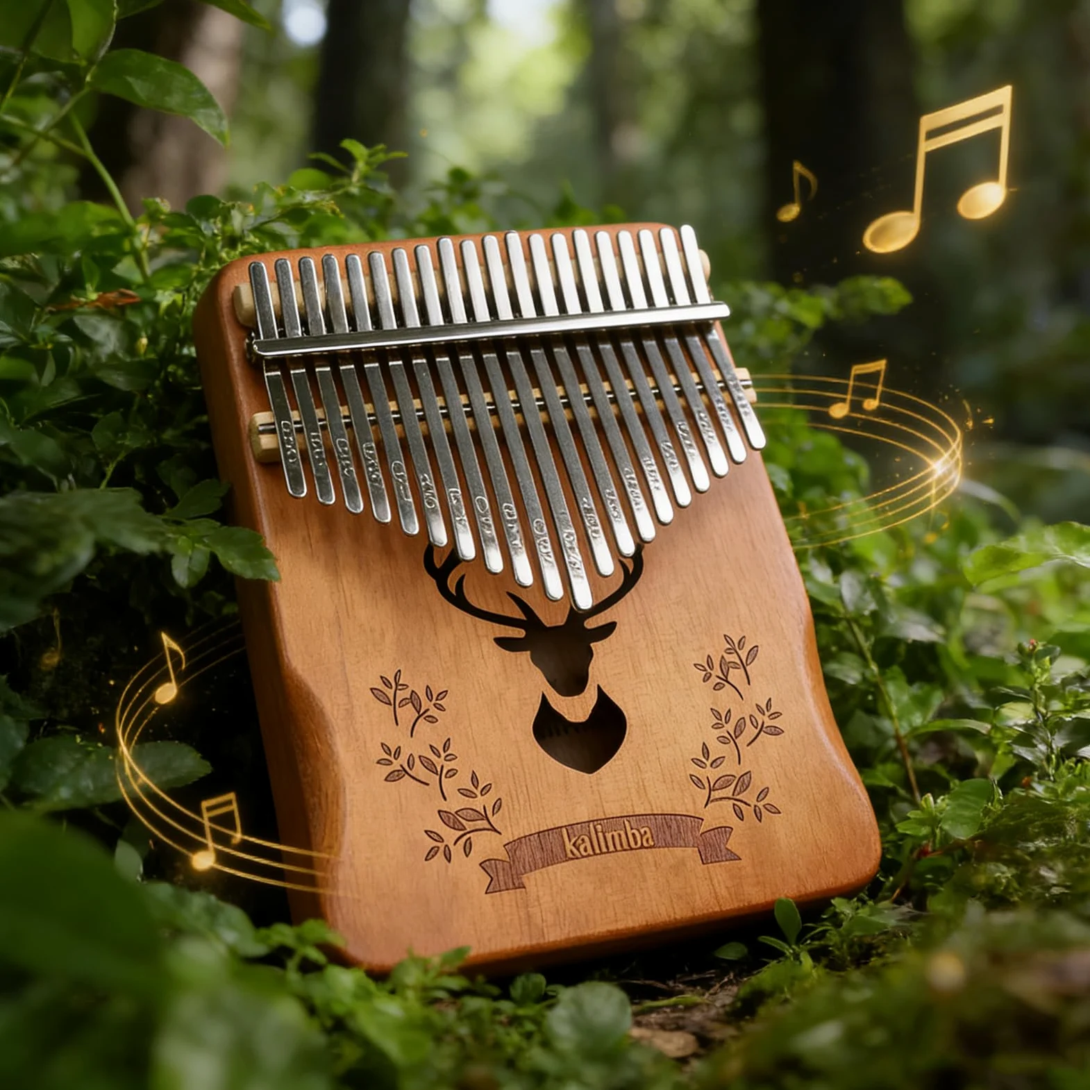 Kalimba, pianoforte da 21 pollici, armonie ricche di alta qualità per principianti e uso da viaggio