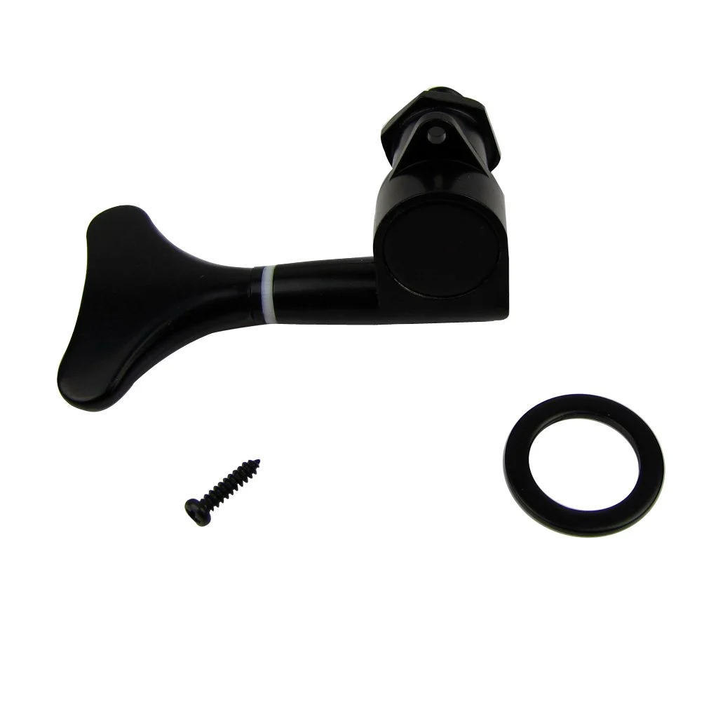 Musiclily L3+R3 Set Meccaniche per Basso Elettrico 5/6 Corde, Nero