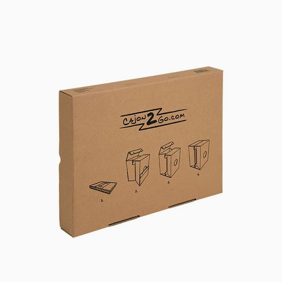 Meinl Percussion Cajon2Go Cajon Instrument - Drum Box Pieghevole per la Portabilità - Realizzata in Cartone (VR-CAJ2GO)