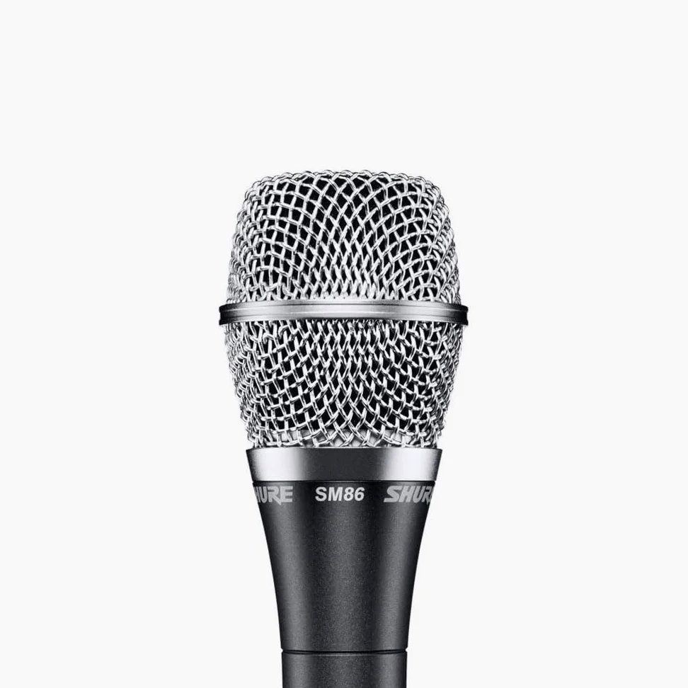 Shure Sm86 Microfono Professionale Cardioide A Condensatore Ideale Per Cantanti Solisti E Cori (Astuccio E Supporto Inclusi)