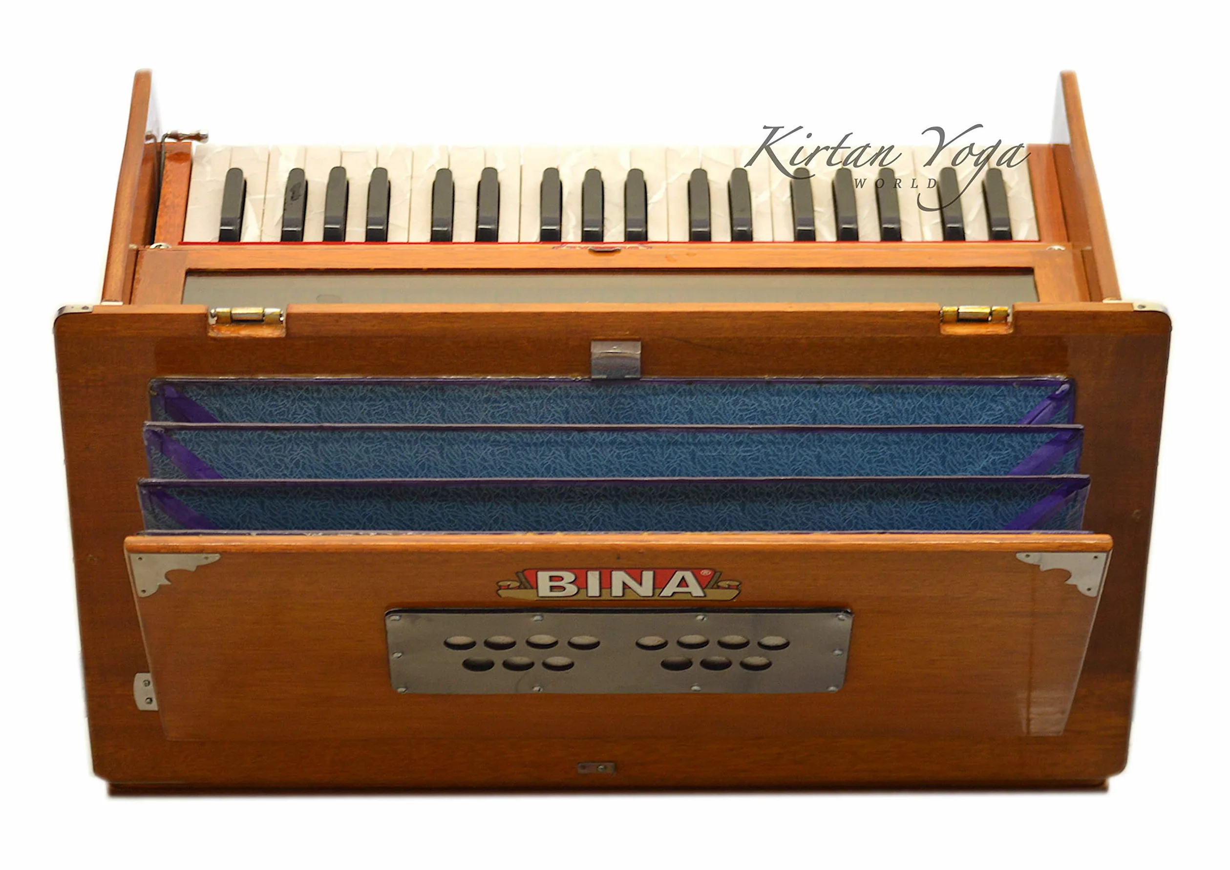 Harmonium Bina n.23 B Deluxe 3.25 ottave, modello portatile, qualità professionale, rivenditore autorizzato