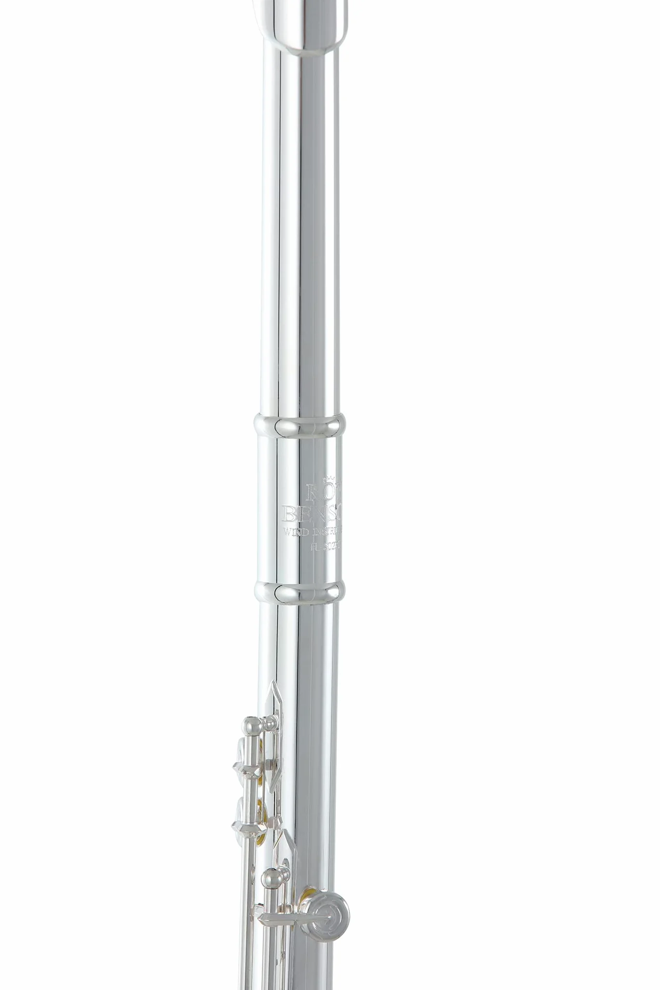 Roy Benson flauto traverso FL-602RI (costruzione in nichel argentato, design del coperchio a punta, tampone PISONI, flauto di qualità superiore, per una qualità del suono professionale)