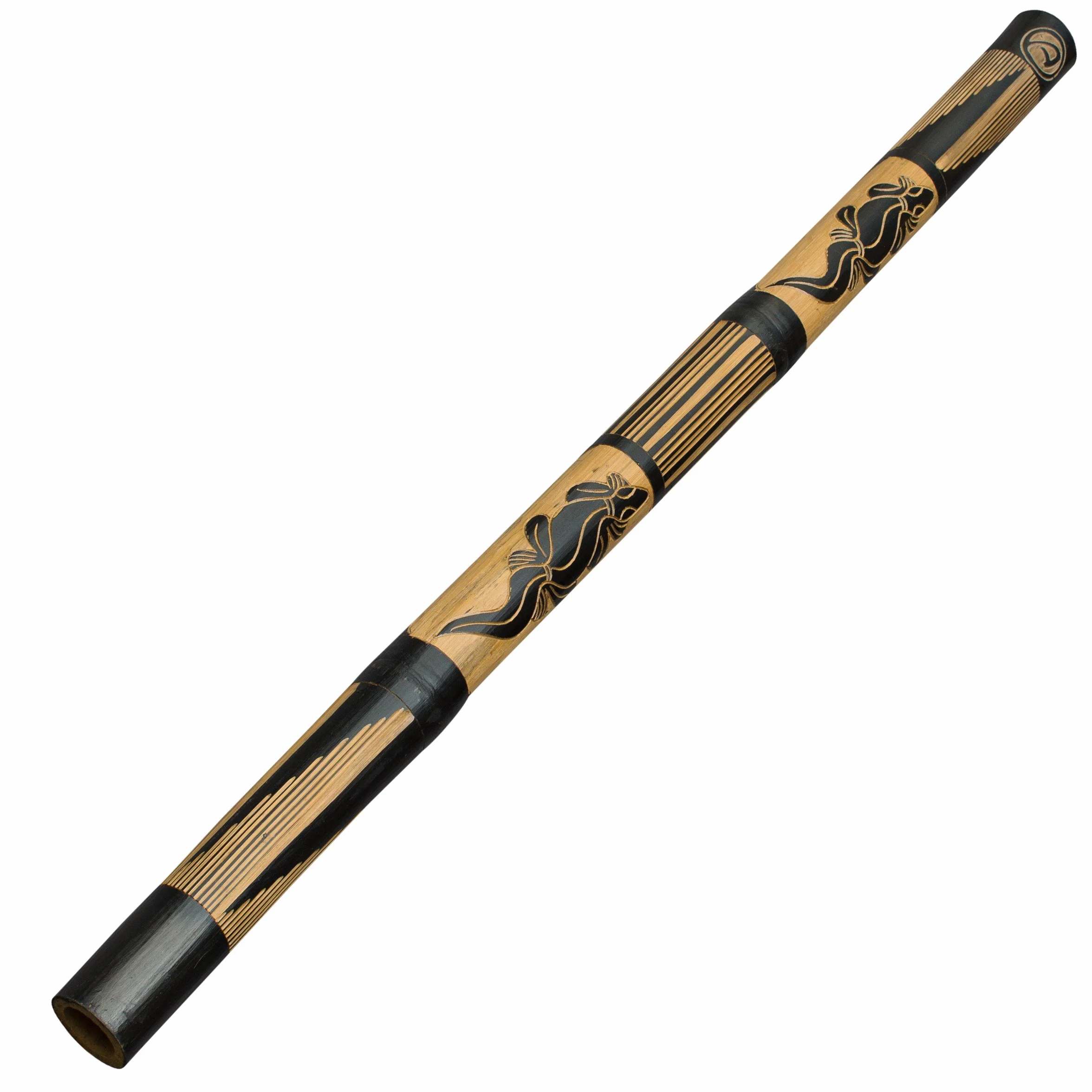 Didgeridoo 120cm - bambù - didgeridoo per principianti - incluso DVD come suonare il didgeridoo