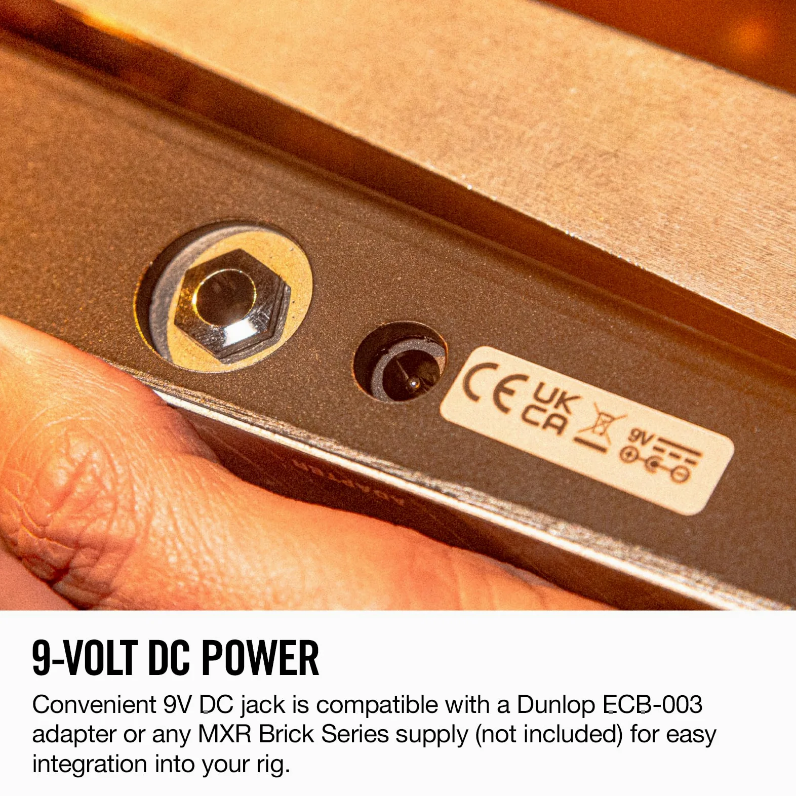 JIM DUNLOP - WA45 WYLDE AUDIO CRY BABY WAH, Pedale Wah di Casa Dunlop signature di Zakk Wylde, Alimentazione: 9 volt DC