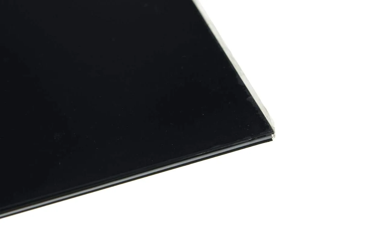 Dopro Bianco chitarra basso battipenna materiale piastra antigraffio foglio materiale 290x430mm nero 3 strati (BWB)