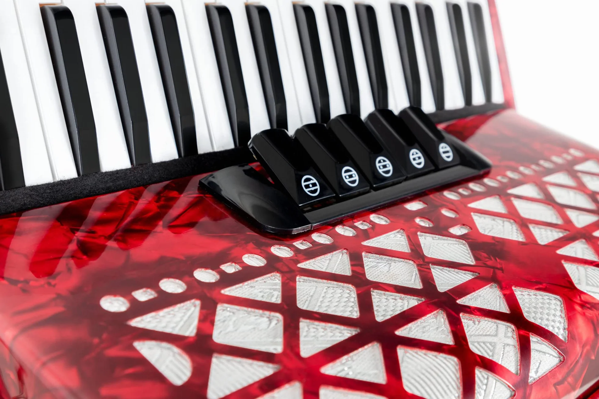 Fisarmonica Classic Cantabile 72 Bass "Secondo V" Set (Fisarmonica 72 bassi con borsa & tracolle incl. leggio & scuola di fisarmonica) Rossa