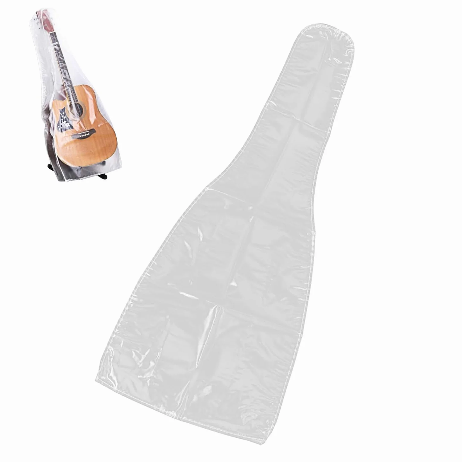 Musiin Copertura trasparente per chitarra acustica, protezione elegante per il tuo capolavoro musicale