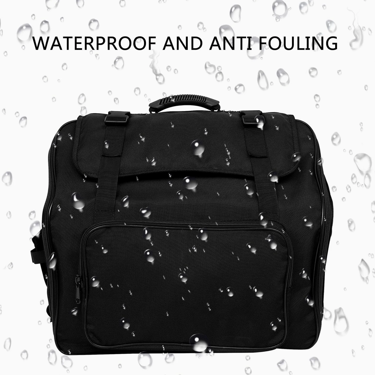 41 120 Bass Fisarmonica Bag Antiscivolo Fisarmonica Caso Gigs Bag Zaino Impermeabile con Anticollisione Interlayer