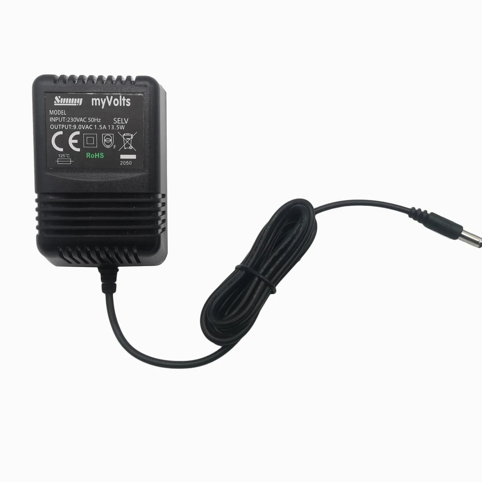 myVolts Alimentatore/Caricabatteria da 9V compatibile con Behringer X V-AMP LX1-X Multieffetto - presa italiana
