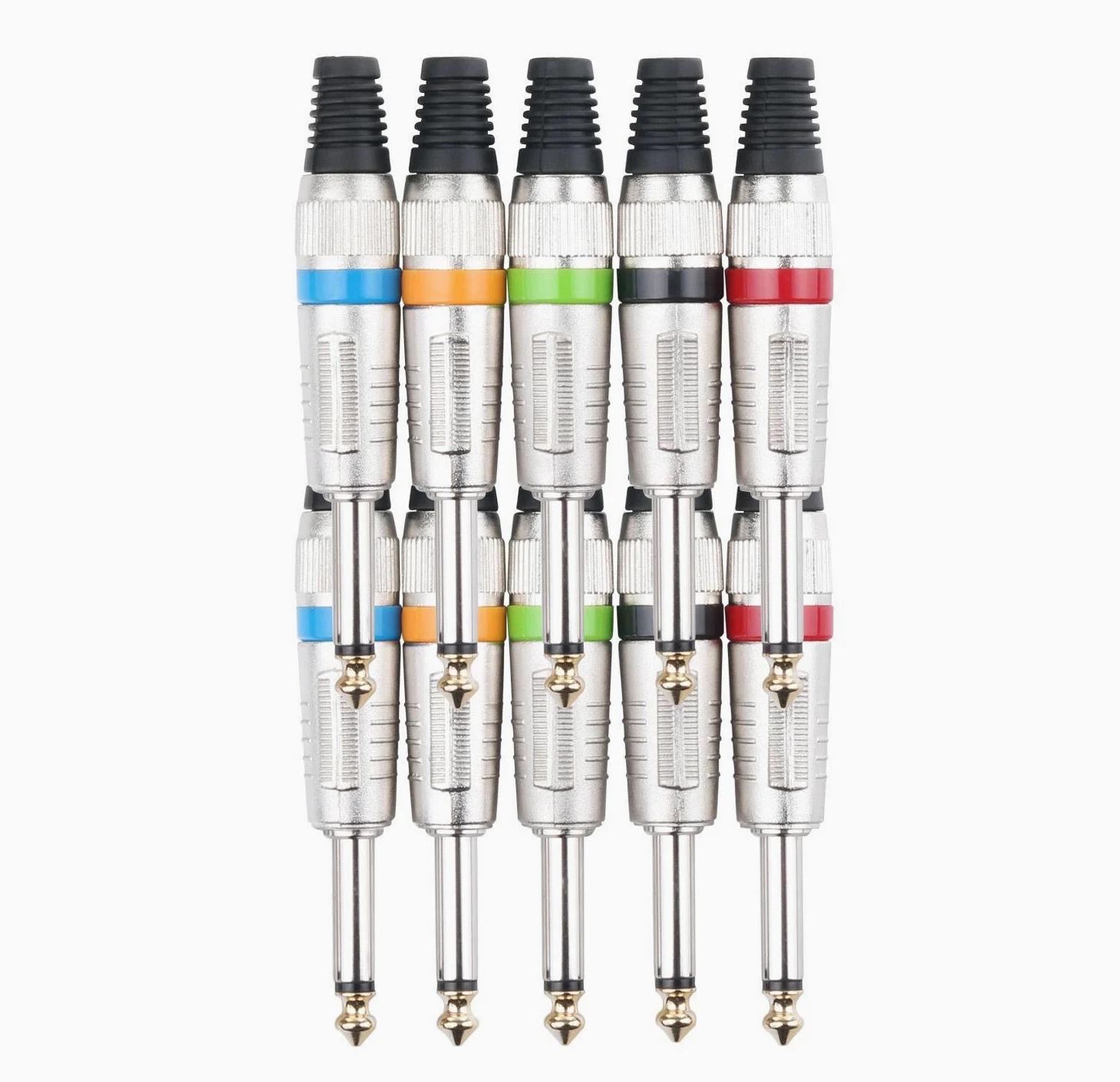 Pronomic JPLUG Color Spinotto Jack - Confezione da 10