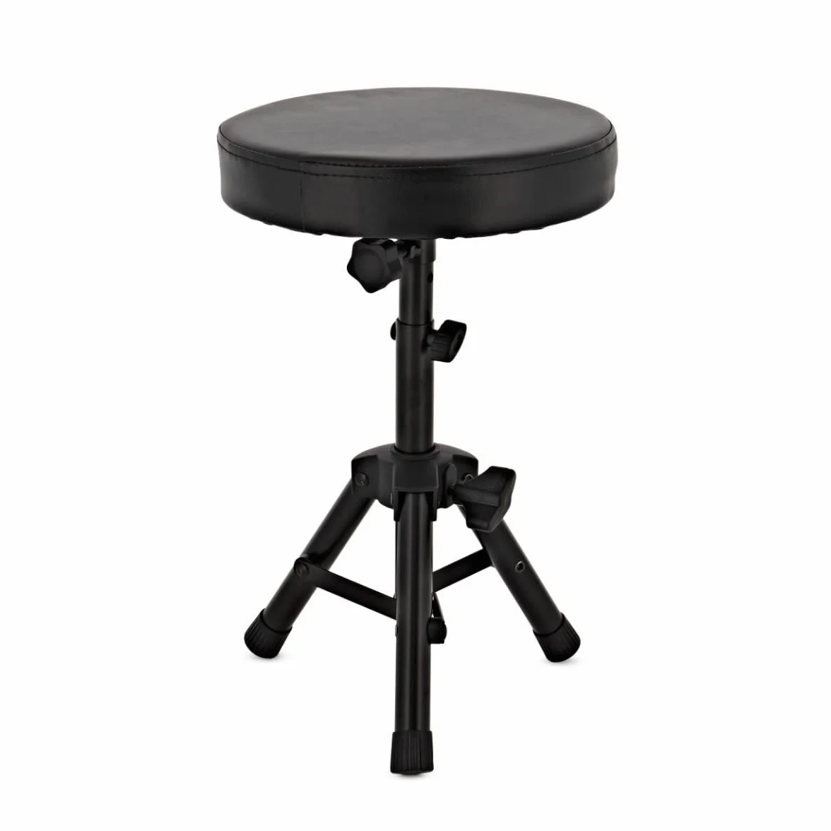 gear4music Sgabello Batteria Bambino Altezza 30 – 40 cm Nero