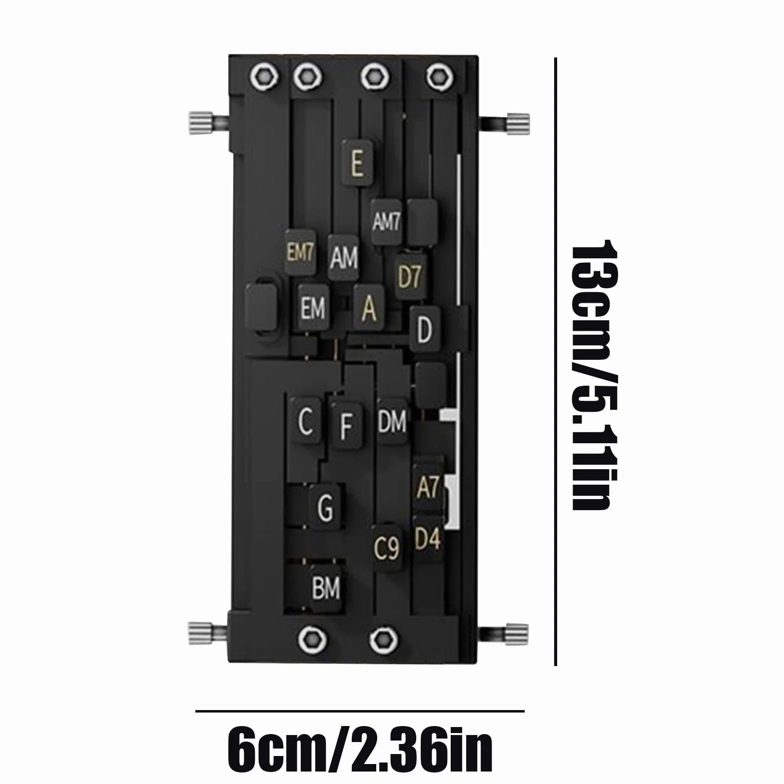 Guitar Chord Presser, Presser per accordi portatile, accessorio per chitarra, design leggero, facile uso, 13x6cm, per adolescenti, principianti, familiari, amici, giovani, , suonare