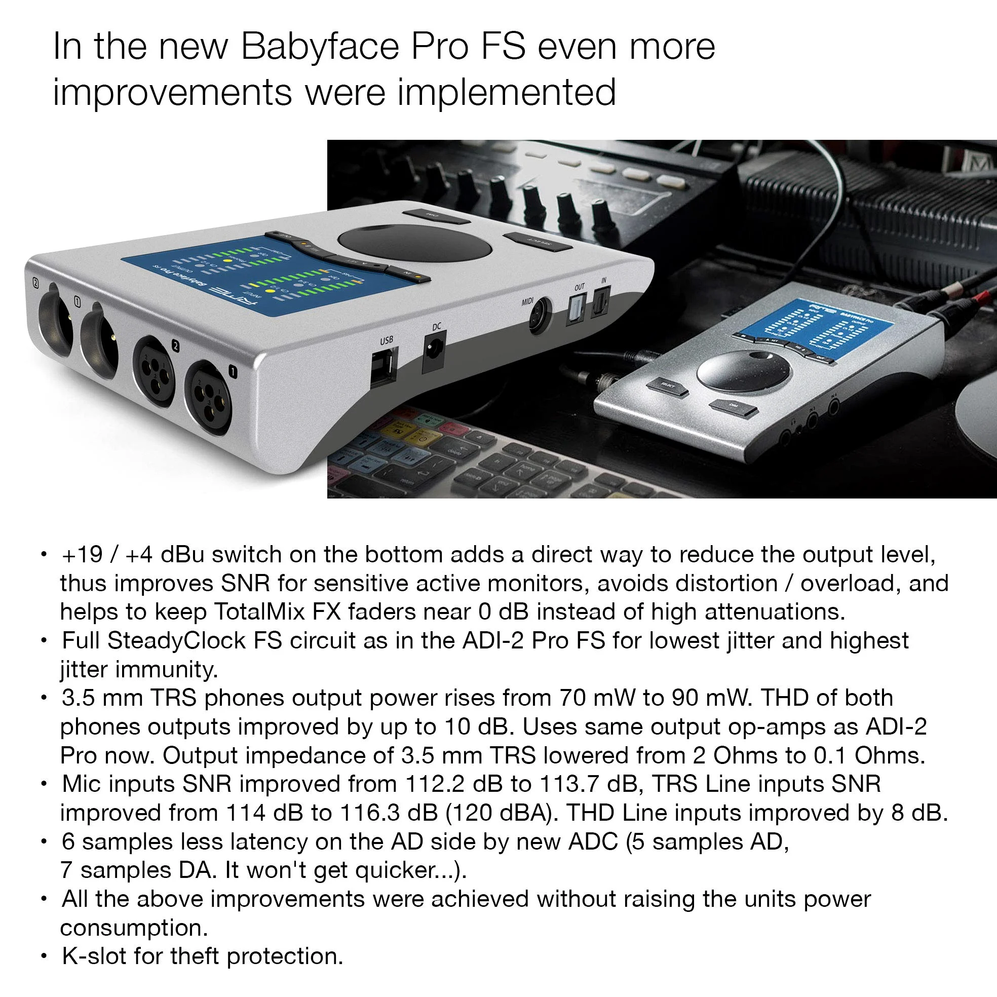 RME BABYFACE PRO FS - Interfejs Audio USB [12 IN/ 12 OUT]