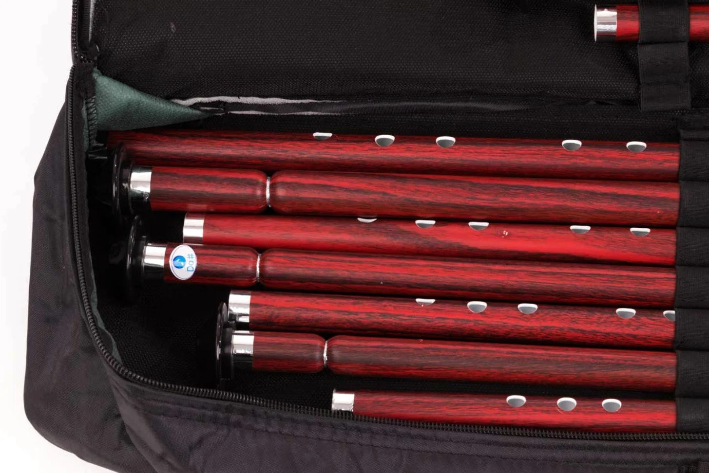Set completo di 13 accordatura Ney 440HZ in plastica PVC di qualità con custodia morbida