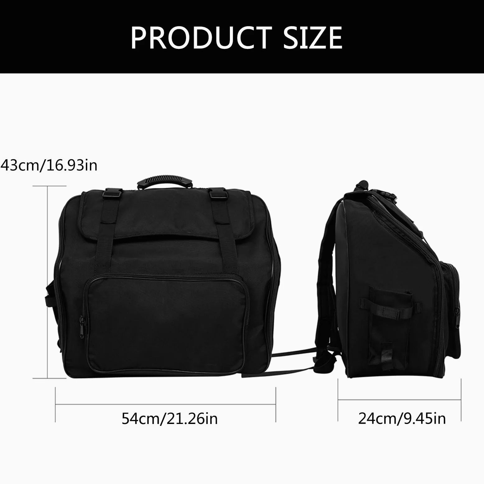 Accordion Gigs Bag Impermeabile Oxford Panno Zaino Portatile 41 Chiave 120 Bass Fisarmonica Bag Accessori Strumenti Musicali