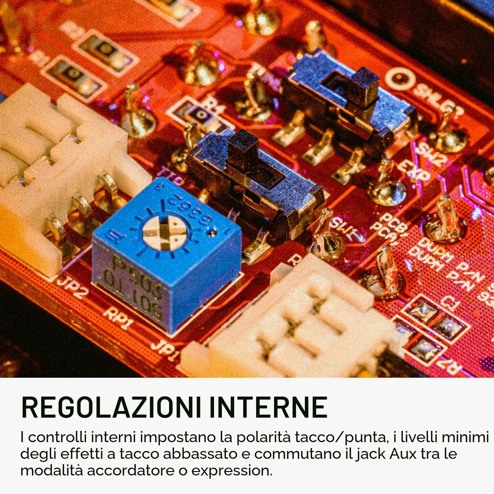 JIM DUNLOP - DVP4 Volume (X) Mini Pedal - Pedale Volume e Expression Ultra Compatto con Chassis in Alluminio, Tensione Rocker Regolabile, Uscita AUX per Accordatore o FX