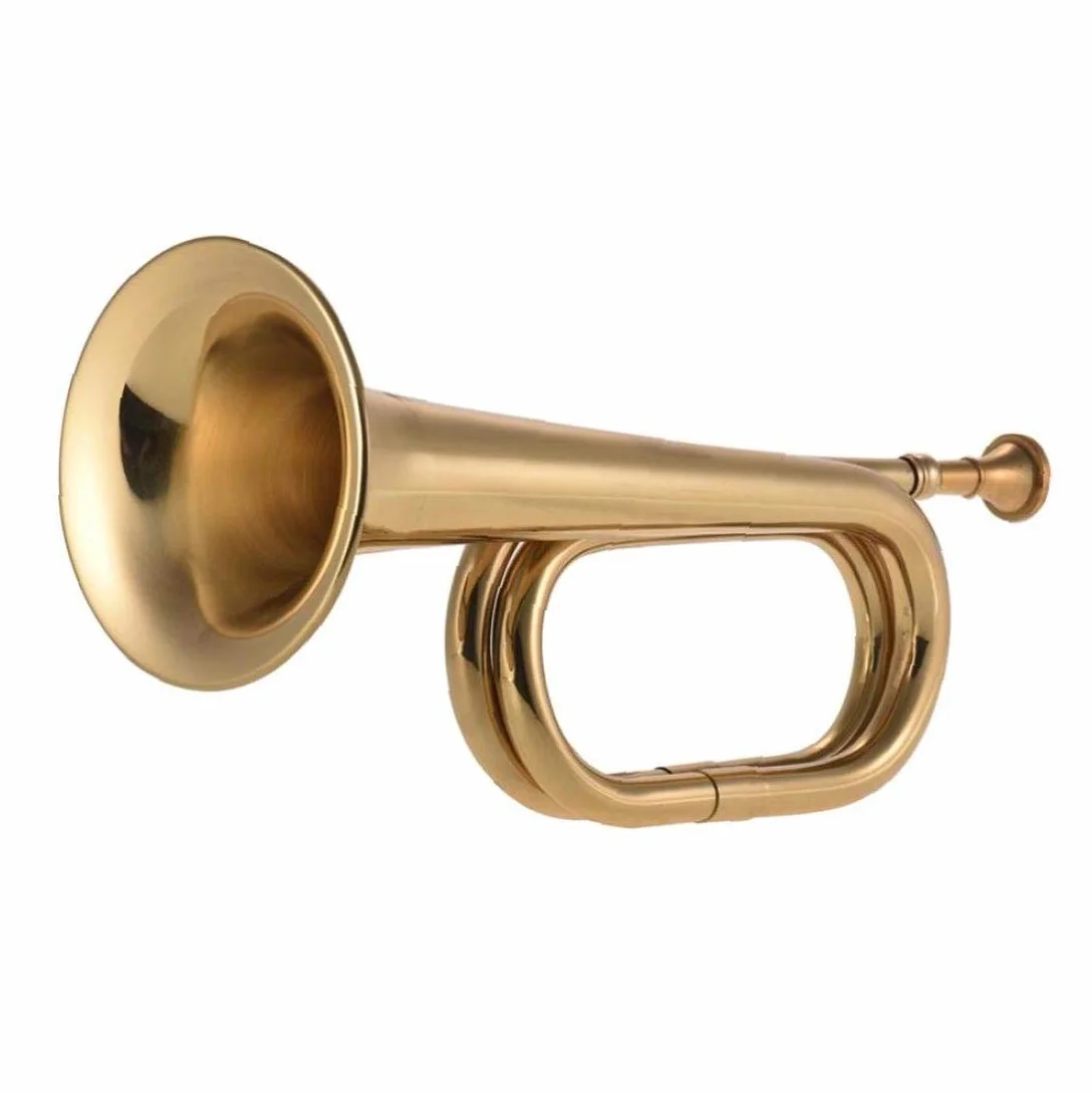 B Flat Bugle Call Tromba Cavalleria Corno Ottone con boccaglio per School Band