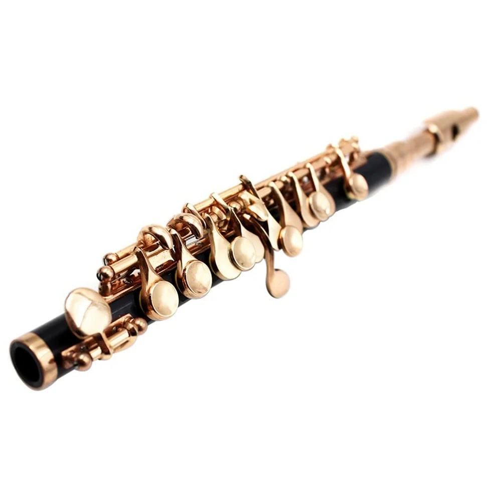 Ottavino di mezza misura, cupronickel placcato in argento C Key Tone 16 fori Piccolo con cacciavite for astuccio