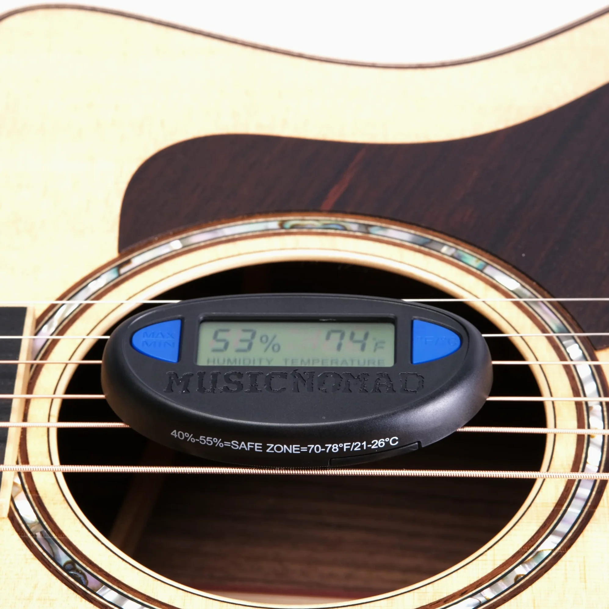 HONE - Igrometro per chitarra - Monitoraggio umidità e temperatura