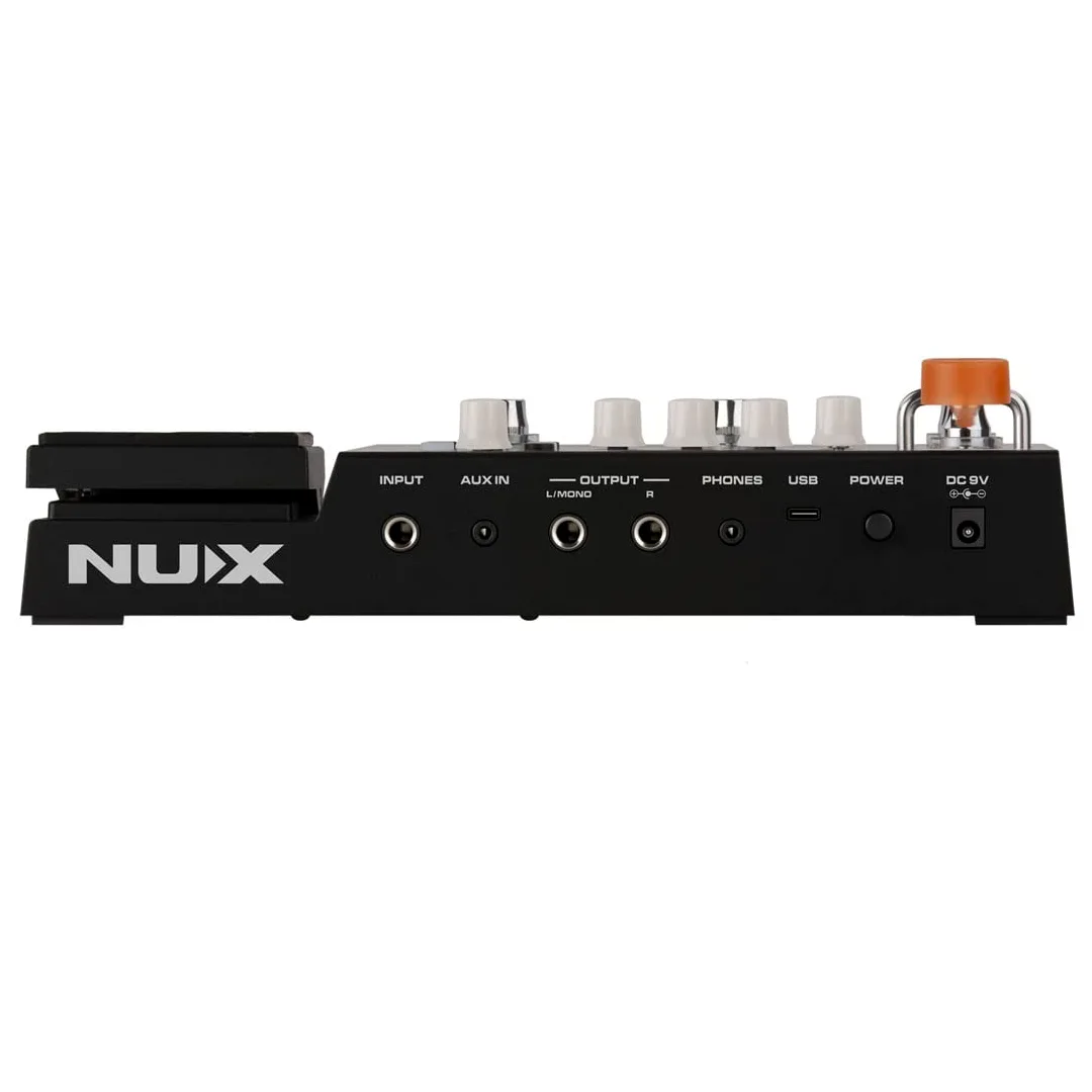NUX MG-400 Multi Effetti Pedale, Modellazione Amp, 512 campioni IR, 10 blocchi di segnale mobili indipendenti, nero