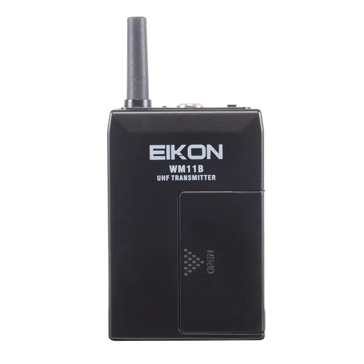 PROEL EIKON WM101DHV2 - Doppio Radiomicrofono UHF Archetto a due canali con uscite indipendenti XLR e schermo retro illuminato (I Microfoni Funzionano contemporaneamente), Nero